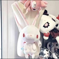 チャックスGP 汎用うさぎ リュック ホワイト - メルカリ