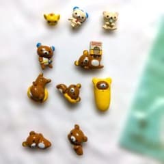 平成レトロ リラックマ ファスナーキーホルダーPart2 10個セット