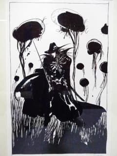 天野喜孝 #オーダー版画③ #吸血鬼ハンターD #共箱 #アールビバン