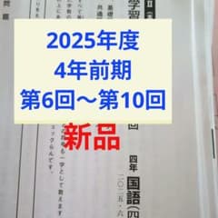新品2025年度日能研学習力育成テスト4年前期4回分 - メルカリ