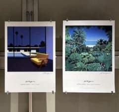 新品未使用 永井博 直筆サイン入り ポスター - メルカリ