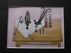 ベルナール・ビュッフェ,Nature morte a l'oiseau lyre - メルカリ