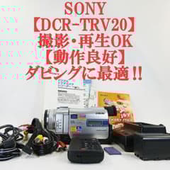 ソニー DCR-TRV20 【動作良好】MiniDVビデオカメラ ダビングに最適