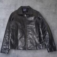希少✨OLD GAP レザー ジャケット シングル 牛革 M相当 y2k - メルカリ