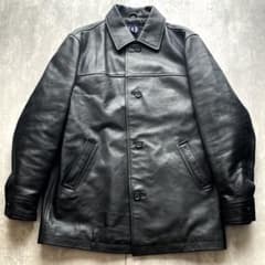 美品 XSサイズ 野村訓市様モデル OLD GAP レザー カーコート 90s