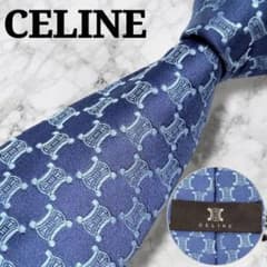 美品 セリーヌ トリオンフ マカダム ジャガード ロゴパターン 刺繍 総