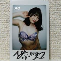 鈴村あいり 「直筆」サイン入りチェキ ⑩ 《 ワキ見せポーズ