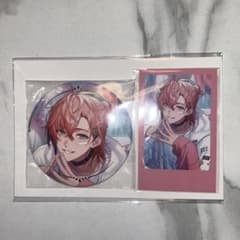 にじさんじ 赤城ウェン誕生日グッズ 2025 缶バッジ＆チェキ風カード