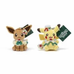 ポケパークカントー ピカチュウ&イーブイぬいぐるみキーホルダー