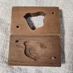 菓子木型-千鳥 古い 木型 菓子型 和菓子 木製 古道具 古物 - メルカリ