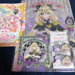 名探偵プリキュア キュアアルカナ・シャドウ 缶バッジ クリアファイル