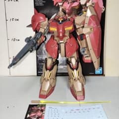 HG1/144 メッサーF01型 塗装完成品 ガンプラ ガンダム閃光のハサウェイ