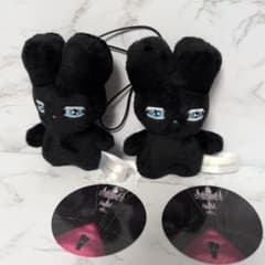 beco+81 しりみみうさぎ マスコット 黒 ベルベッティ 2個セット - メルカリ