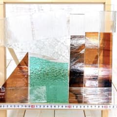 No.033】ステンドグラス 材料 ガラス 端材 - メルカリ