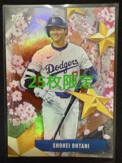 2025 topps 大谷翔平 25枚限定 桜パラレル - メルカリ