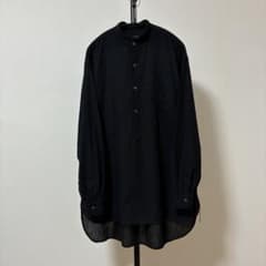 試着のみ✨20ss サイズ2 コモリ プルオーバーシャツ ベタシャン 紺