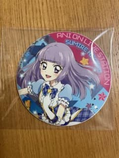 氷上スミレ】アイカツ アニON マグネット付きバッジ - メルカリ