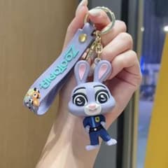 ズートピア ジュディ ホップス キーホルダー キーチェーン おまけ付き