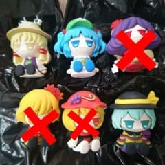 東方project JITOT じとっと ラバーフィギュア ちょこラバ 6種 - メルカリ