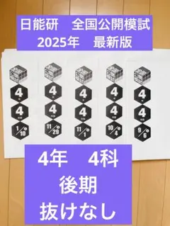 2026年最新】日能研 4年 全国テストの人気アイテム - メルカリ