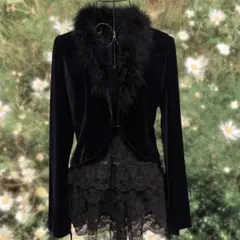 日本製00s coquetteダークコア フェアリーグランジ カーディガン