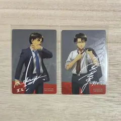 ユーリ!!! on ICE 勇利 ヴィクトル ユリオ 色紙 アニメイト 未開封