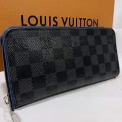 2026年最新】ルイヴィトン 長財布 ダミエ 青の人気アイテム - メルカリ