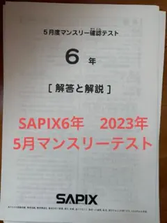 2026年最新】サピックス 6年 テストの人気アイテム - メルカリ