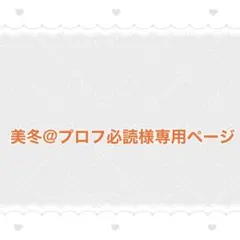 2026年最新】プロフ必読の人気アイテム - メルカリ