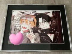 灰田ナナコ展 理想的恋愛の条件 直筆サイン入り 額入りイラスト - メルカリ