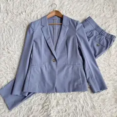 2026年最新】green label relaxing カラー：ブルー系 パンツスーツ上下