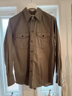 LEMAIRE Cotton Chintz Stand Collar Shirt - メルカリ