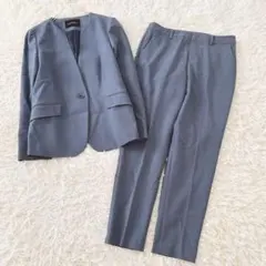 2026年最新】green label relaxing カラー：ブルー系 パンツスーツ上下