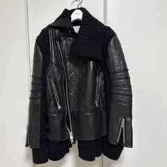 2026年最新】sacai ライダース ニットの人気アイテム - メルカリ