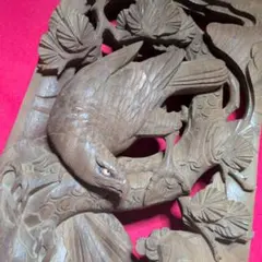 木彫り 彫刻 欄間 鷹 鳥 和柄 置物 だんじり 山車 - メルカリ