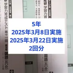 2026年最新】日能研 5年 テストの人気アイテム - メルカリ