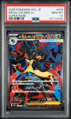 2026年最新】メガルカリオex psa10の人気アイテム - メルカリ