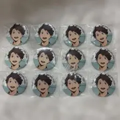 ハイキュー！！スクエア缶バッジBOXオフショット×カラー 第一弾第二弾