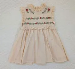 美品 apolina PINAFORE エプロンワンピース 2-3y - メルカリ