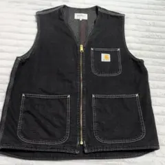 2026年最新】carhartt ダックベスト ブラックの人気アイテム - メルカリ