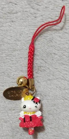 ご当地キティ 根付 ハローキティ ストラップ レア 貴重 レトロ 嶽本