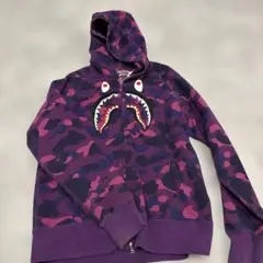 2026年最新】a bathing ape シャークパーカー 紫の人気アイテム - メルカリ