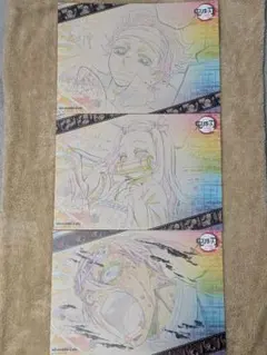 鬼滅 カフェ 上弦集結、そして刀鍛冶の里へ ランチョンマット① - メルカリ