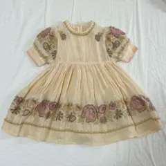 美品 apolina PINAFORE エプロンワンピース 2-3y - メルカリ