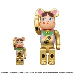 2026年最新】BE@RBRICK 招き猫 招福 桃金メッキ 100% & 400%の人気