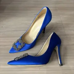 2026年最新】マノロブラニク ハンギシ ブルーの人気アイテム - メルカリ