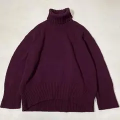 2026年最新】galerie vie ファインウール ハイネックプルオーバーの