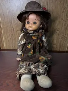 昭和レトロ アンティークドール 22cm ケース入り ビンテージ人形