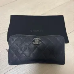 CHANEL ブラック キルティング 長財布 ノベルティ - メルカリ