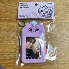 ATEEZ ポップアップ Mighteez サン フォトホルダーキーリングトレカ